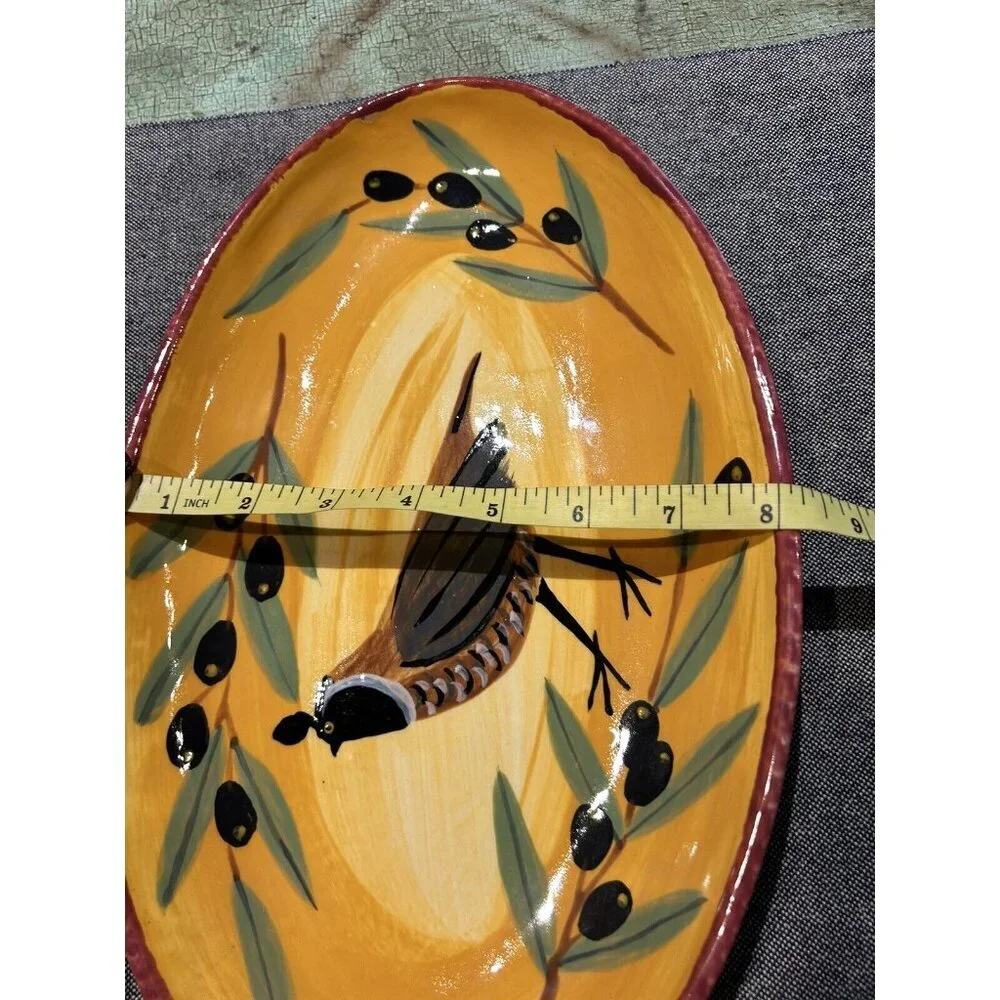 K DeBord The quail And Olive Platter